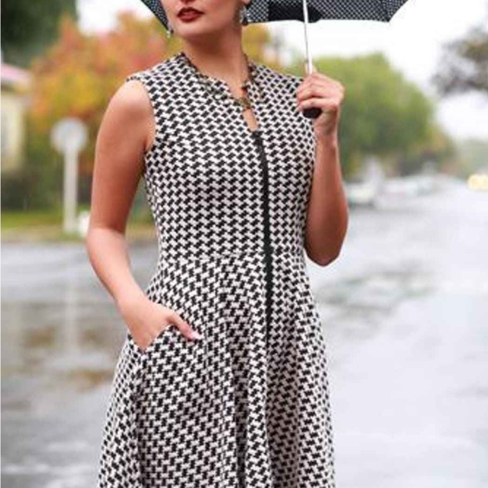 Effie's Heart Houndstooth dress 2x